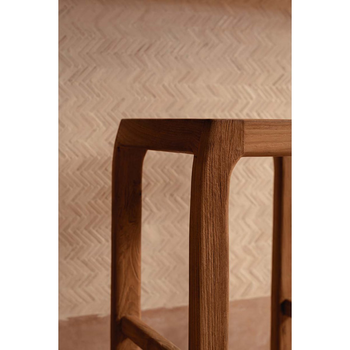 Teak bar stool, 70 cm - outdoor seating