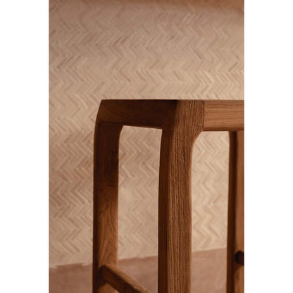 Teak bar stool, 70 cm - outdoor seating
