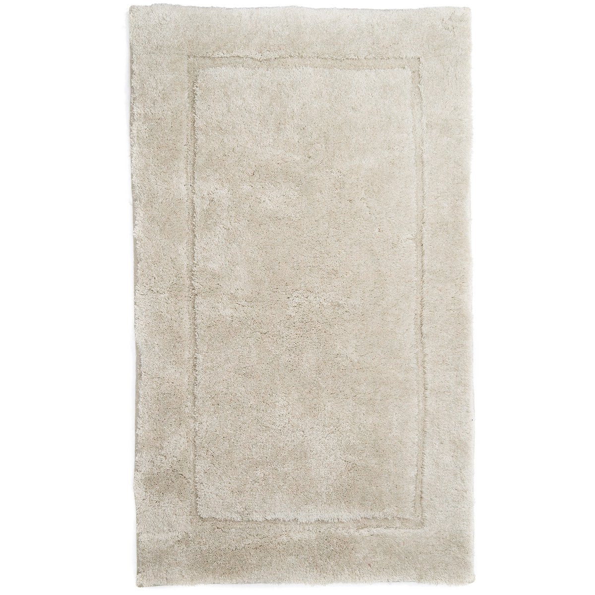 Akryl badeforlægger 60 × 100 cm - sand, skridsikker