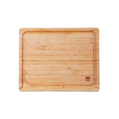 Bamboo cutting board with juice groove - 40×30 cm