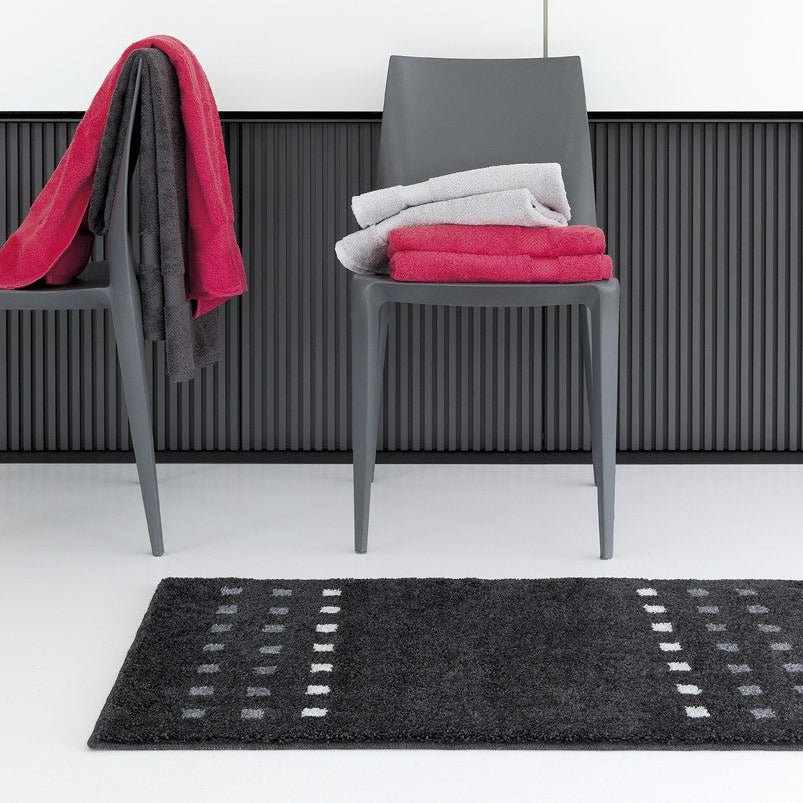 Brica bademåtte grå, 100 × 60 cm