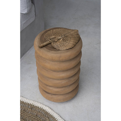 Umiko stool, natural wood - 45 cm