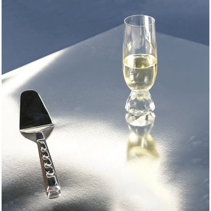 Solid silver pie server, 32cm