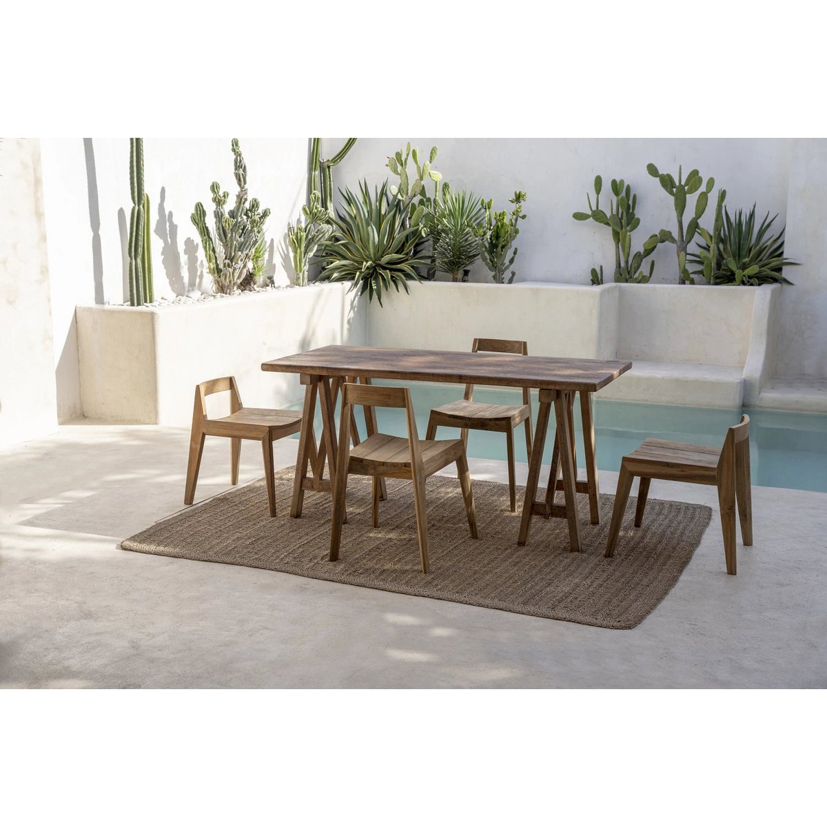 Seagrass carpet, natural – 200 × 300 cm