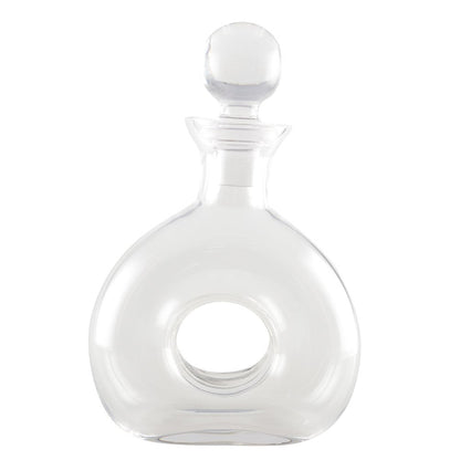Glass whiskey carafe, 19 × 27.5cm
