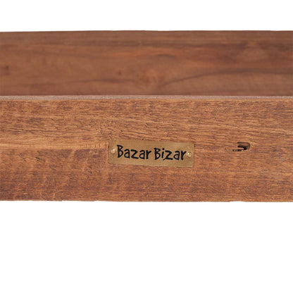 Teak bench, natural - 150 × 50 cm