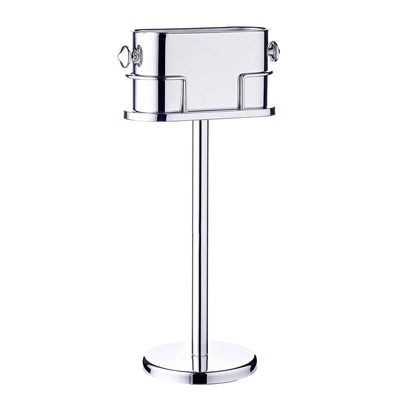 Stainless steel wine cooler on stand Leo - 79 cm