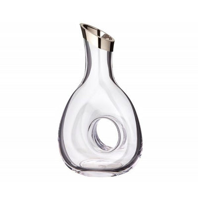 Kristalldekanter Gordon mit Platinrand – 1,2 L