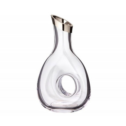 Kristalldekanter Gordon mit Platinrand – 1,2 L