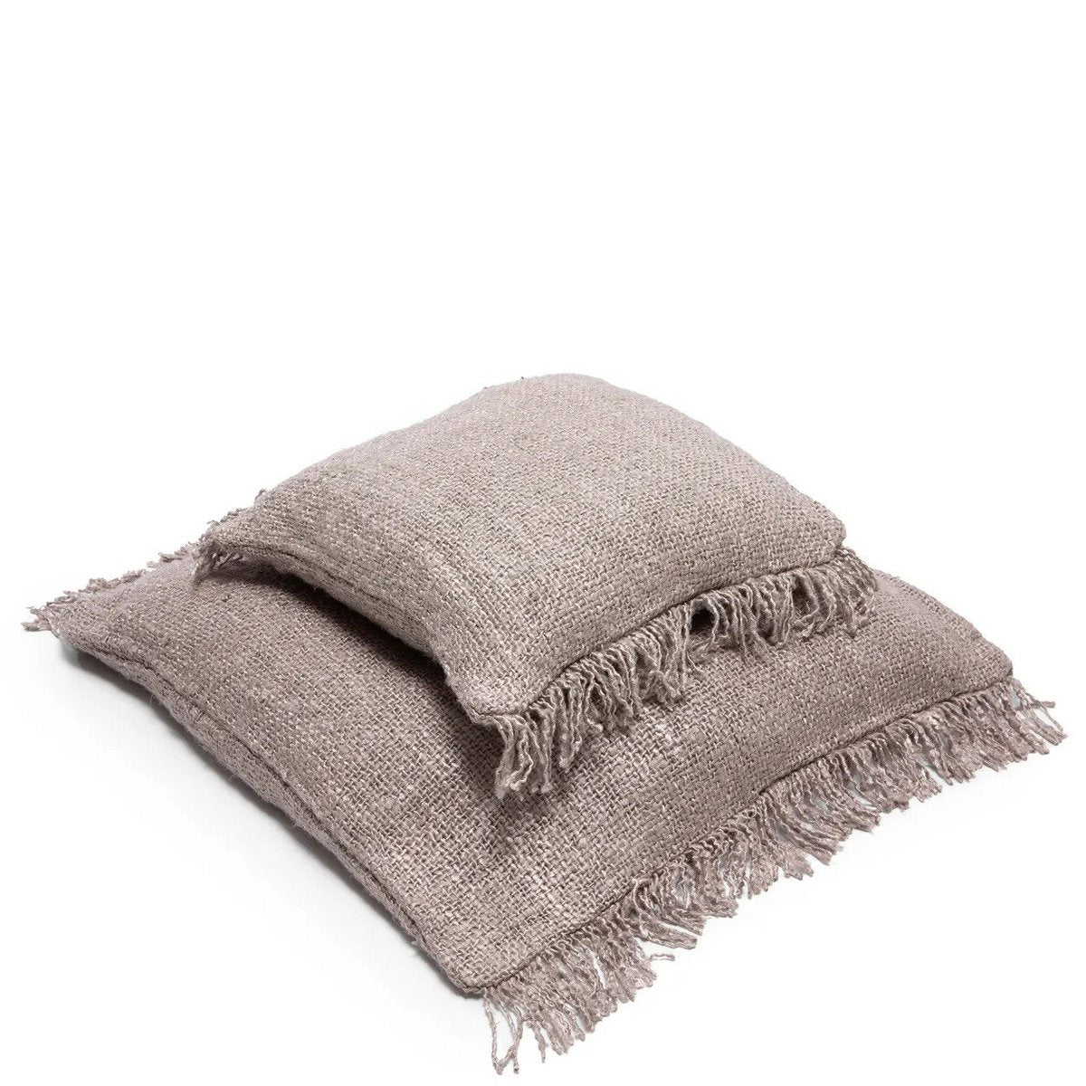 Cotton cushion cover, pearl grey – 60×60 cm