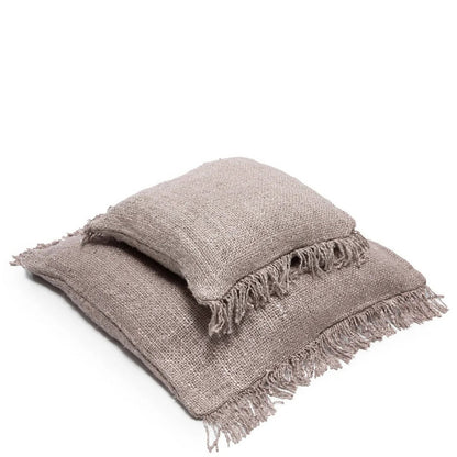Cotton cushion cover, pearl grey – 60×60 cm