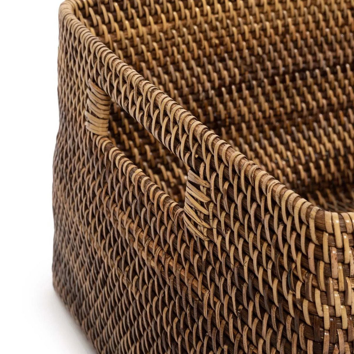 Rattan magazine basket, extra large - Colonial