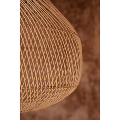 Rattan pendel - Beige - M