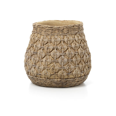 Concrete knot planter XL - 28 × 28 × 25 cm