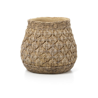Concrete knot planter XL - 28 × 28 × 25 cm