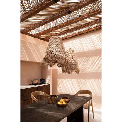 Teak root fruit bowl, 20 cm - organic form