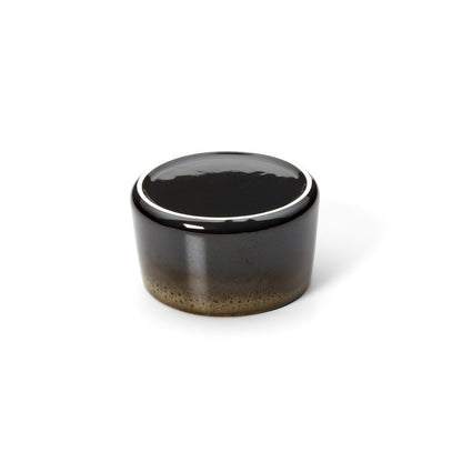 Ceramic bowl 16 cm × 8.7 cm - dark brown mud glaze