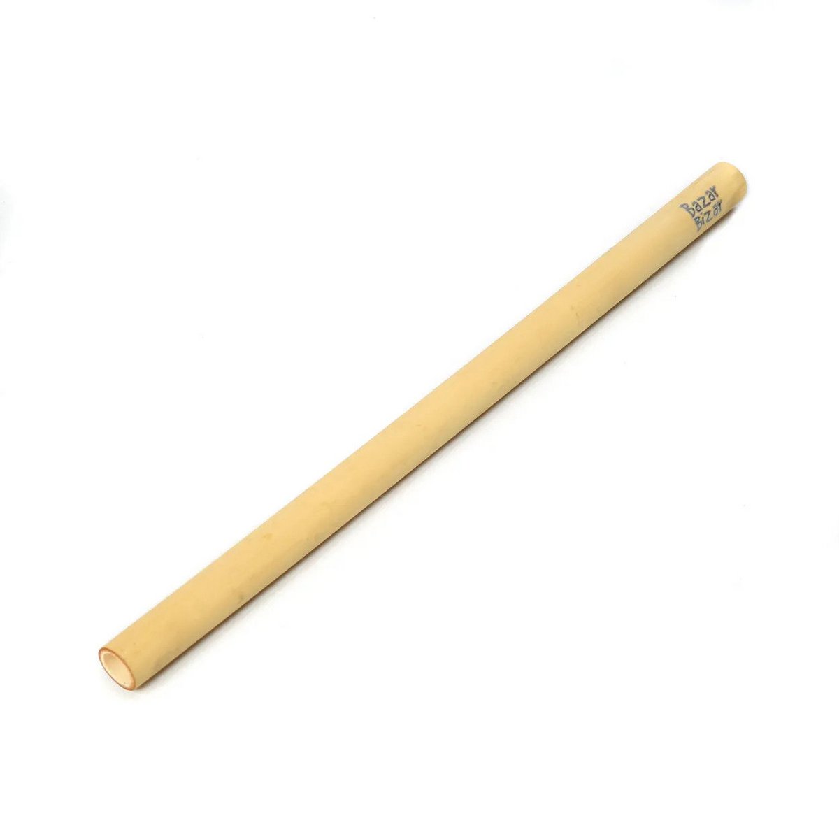 Bamboo straws, set of 10 - with brush