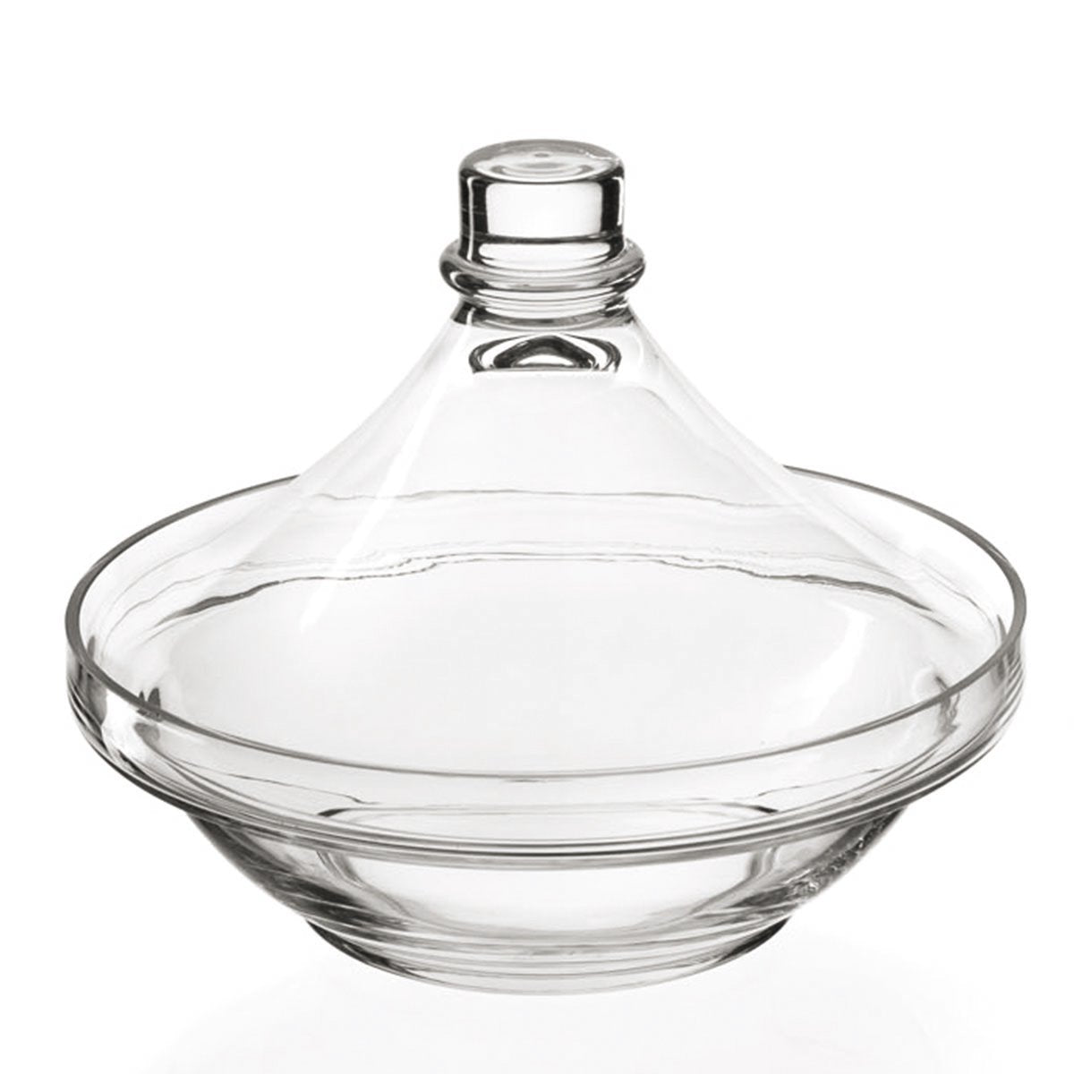 Glass tagine 32.5 × 27 cm — slow-cook serving piece