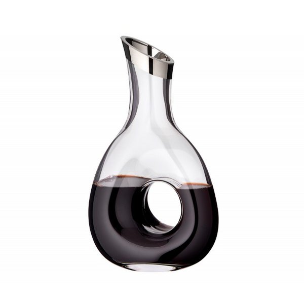 Kristalldekanter Gordon mit Platinrand – 1,2 L