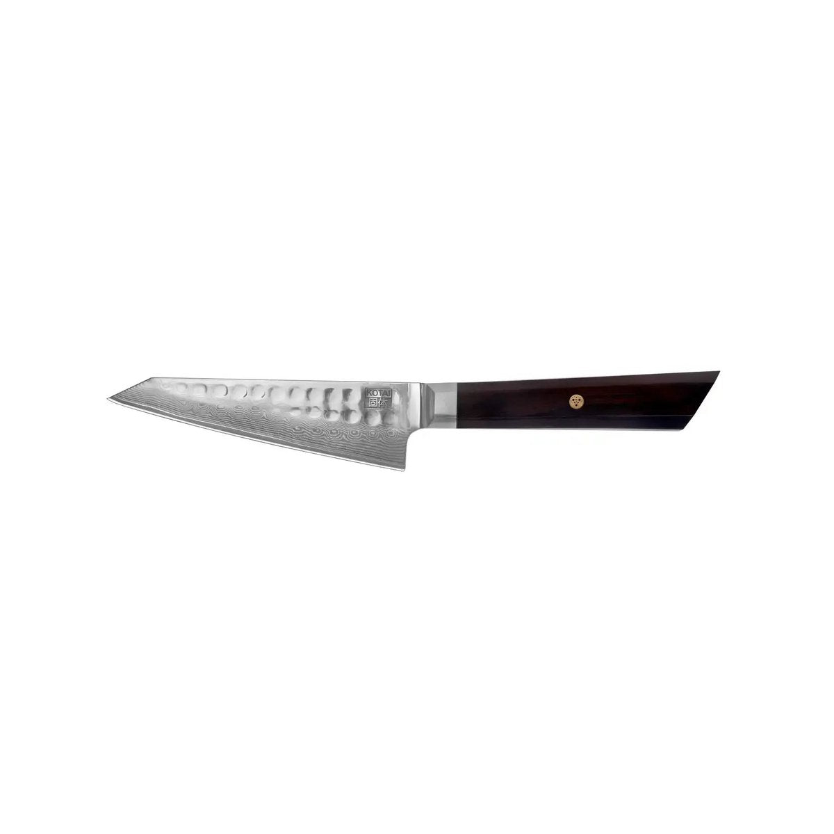 Damascus stainless steel petty knife 135 mm - wood handle