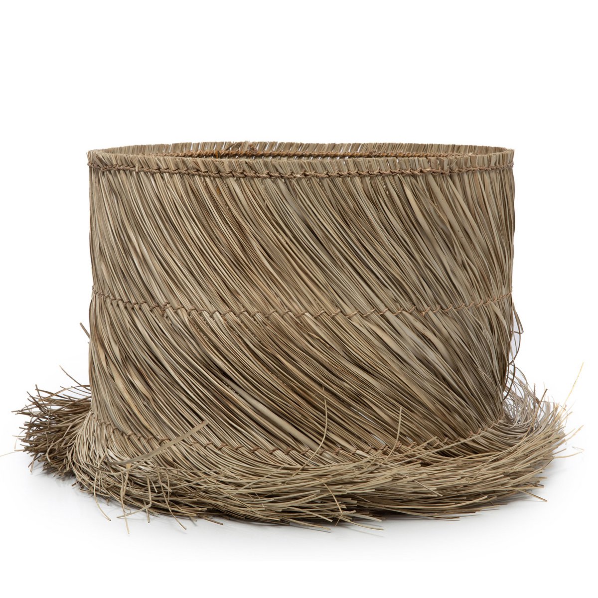 Græsbordlampeskærm 42×32 cm – natur