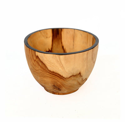 Teak wood bowl, 15 cm - round, natural
