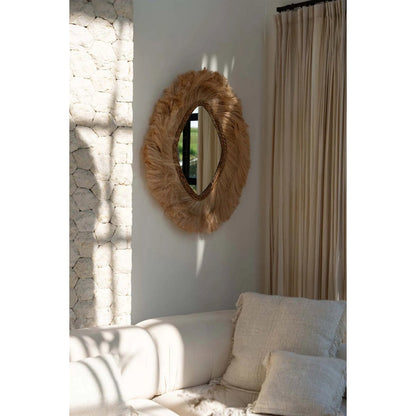 La Duchessa mirror, natural grass - L