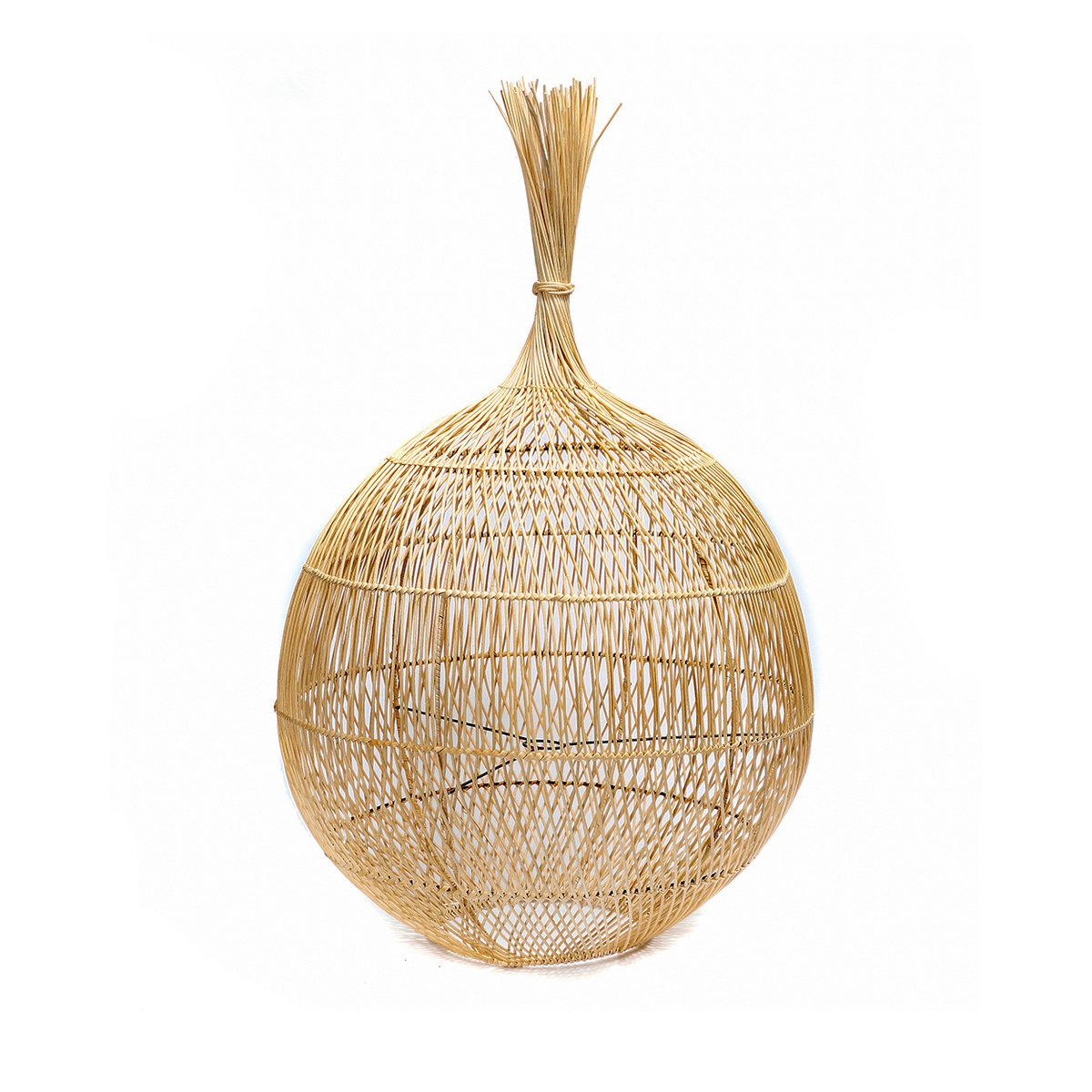 Gulvlampe skærm i naturrattan 50 cm - Wonton