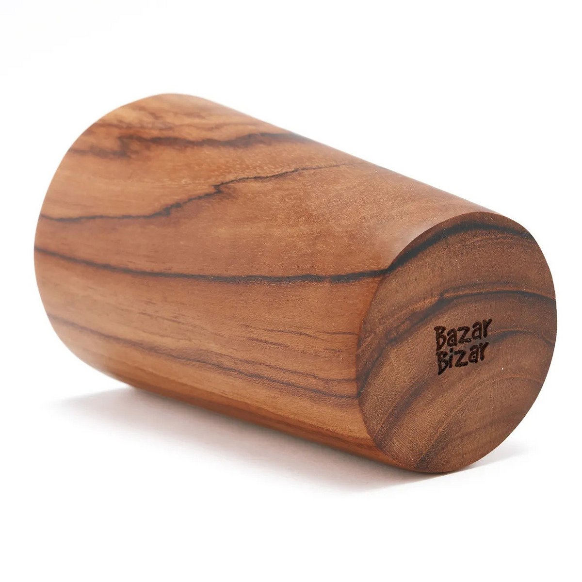 Teak root wood cup, tall - 16 cm