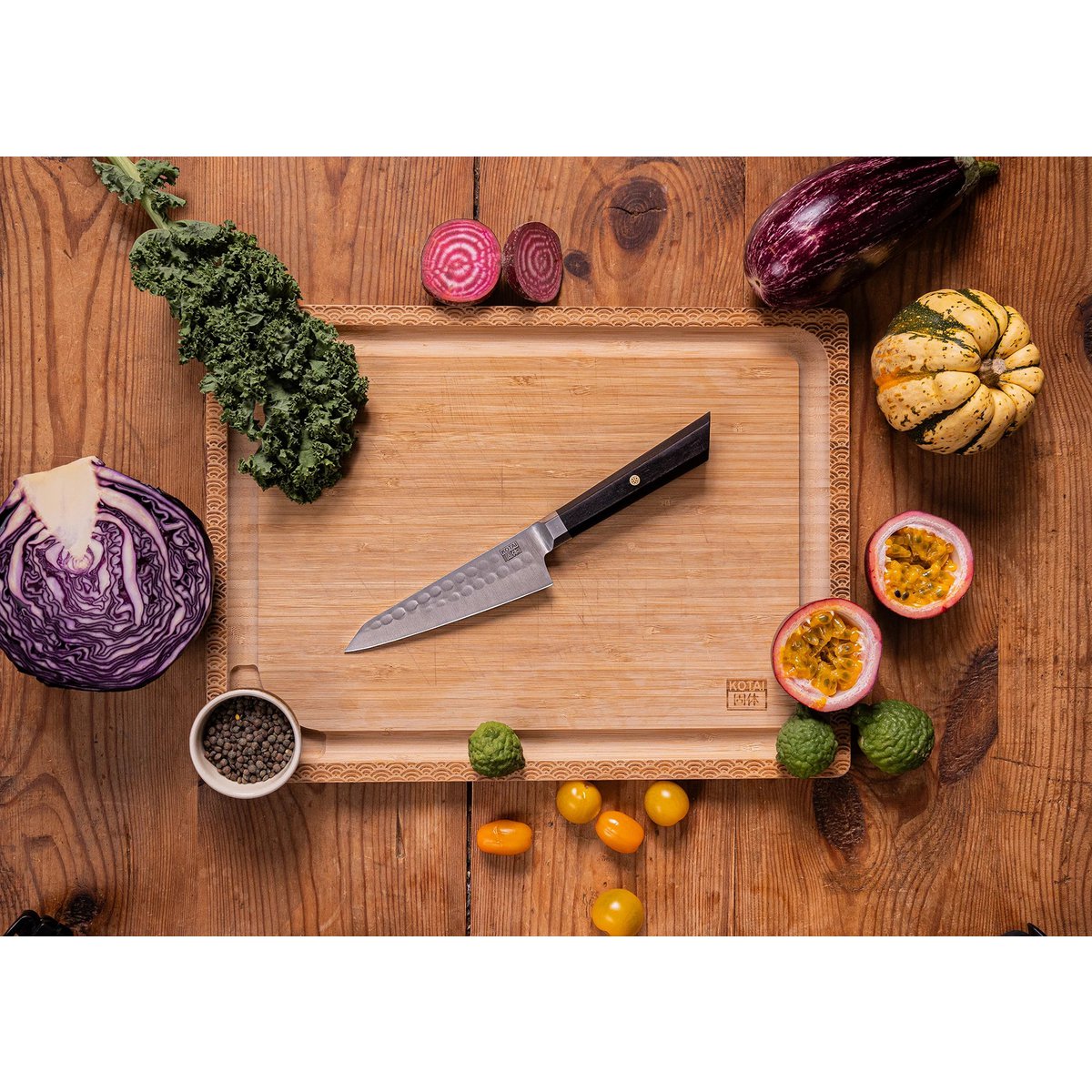 Bunka Petty knife, 13.5 cm - ebony handle with sheath