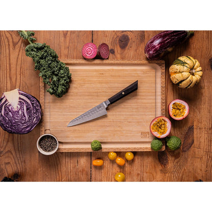 Bunka Petty knife, 13.5 cm - ebony handle with sheath