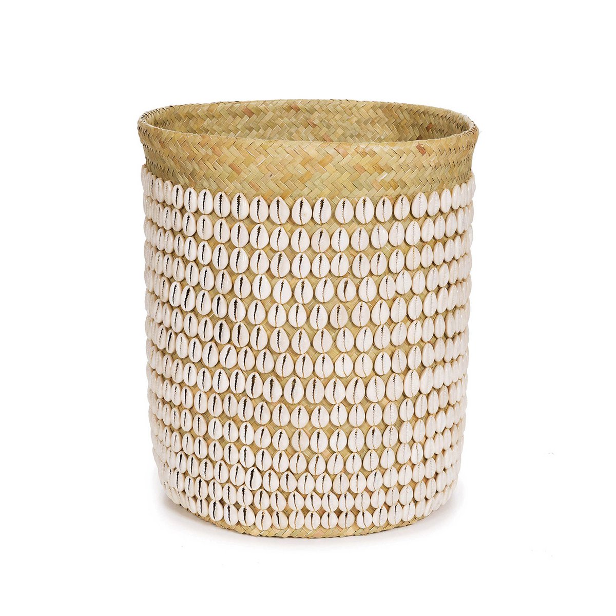 Pandan shell basket 34 × 40 cm - natural