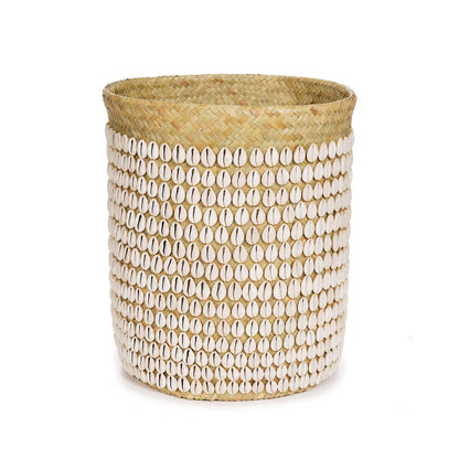 Pandan shell basket 34 × 40 cm - natural