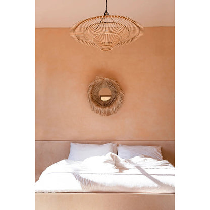 Rattan pendant shade 60×40 cm – Sky Natural L