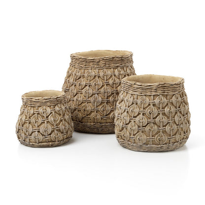 Concrete knot planter XL - 28 × 28 × 25 cm