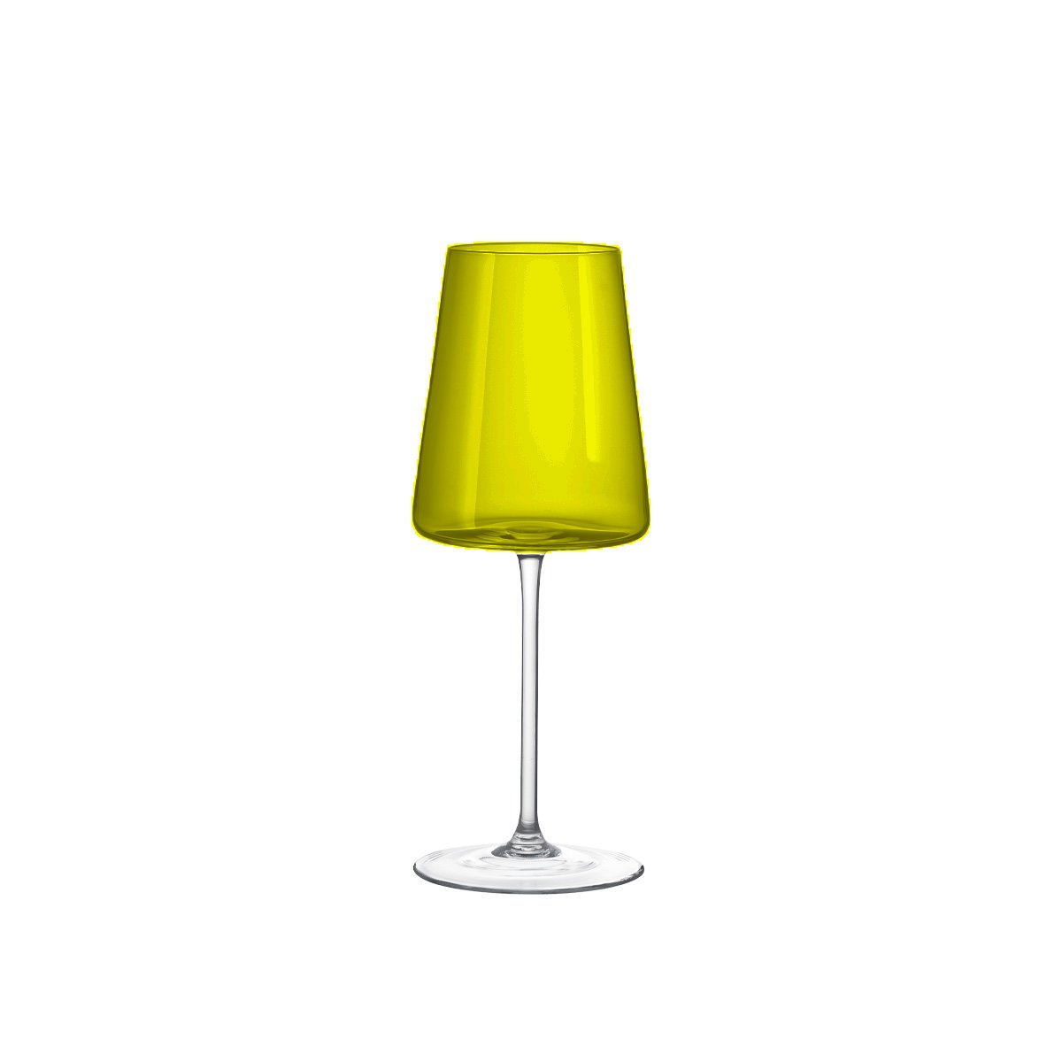 Wine glasses, coloured - set of 6, 400 ml