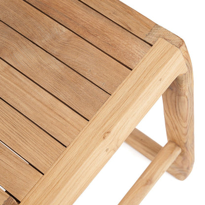 Teak bar stool, 70 cm - outdoor seating