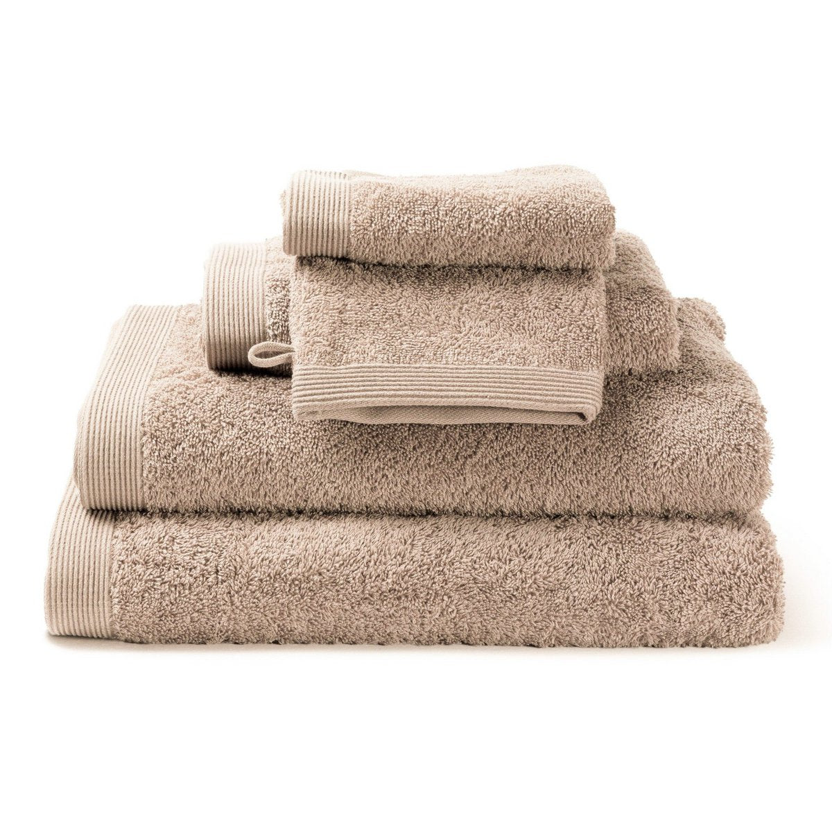 Como linen towel set - beige