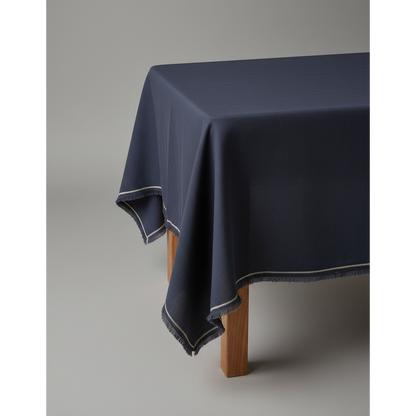 Linen tablecloth, black – 150×250 cm