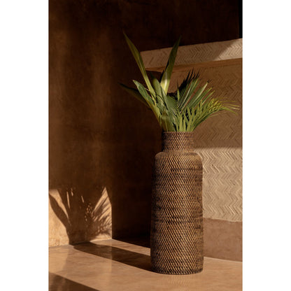 Rattankorbzylinder 24 × 67 cm – naturbraun