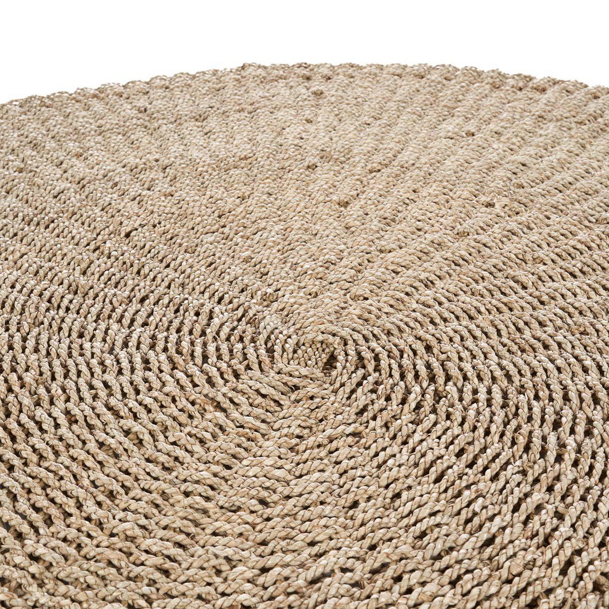 Sisal area carpet, round - 150 cm natural