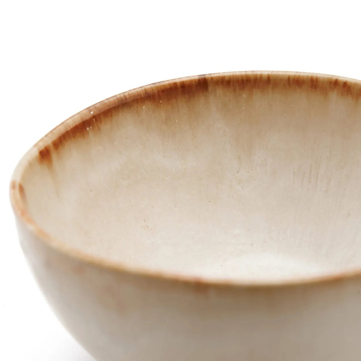 Stoneware bowl 11 cm - white, made in Portugal