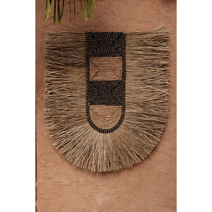 Grass wall weaving, organic - natural