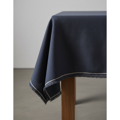 Linen tablecloth, black - 150×300 cm