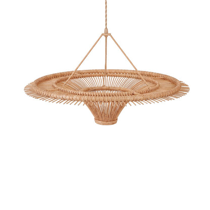 Rattan pendant shade 60×40 cm – Sky Natural L