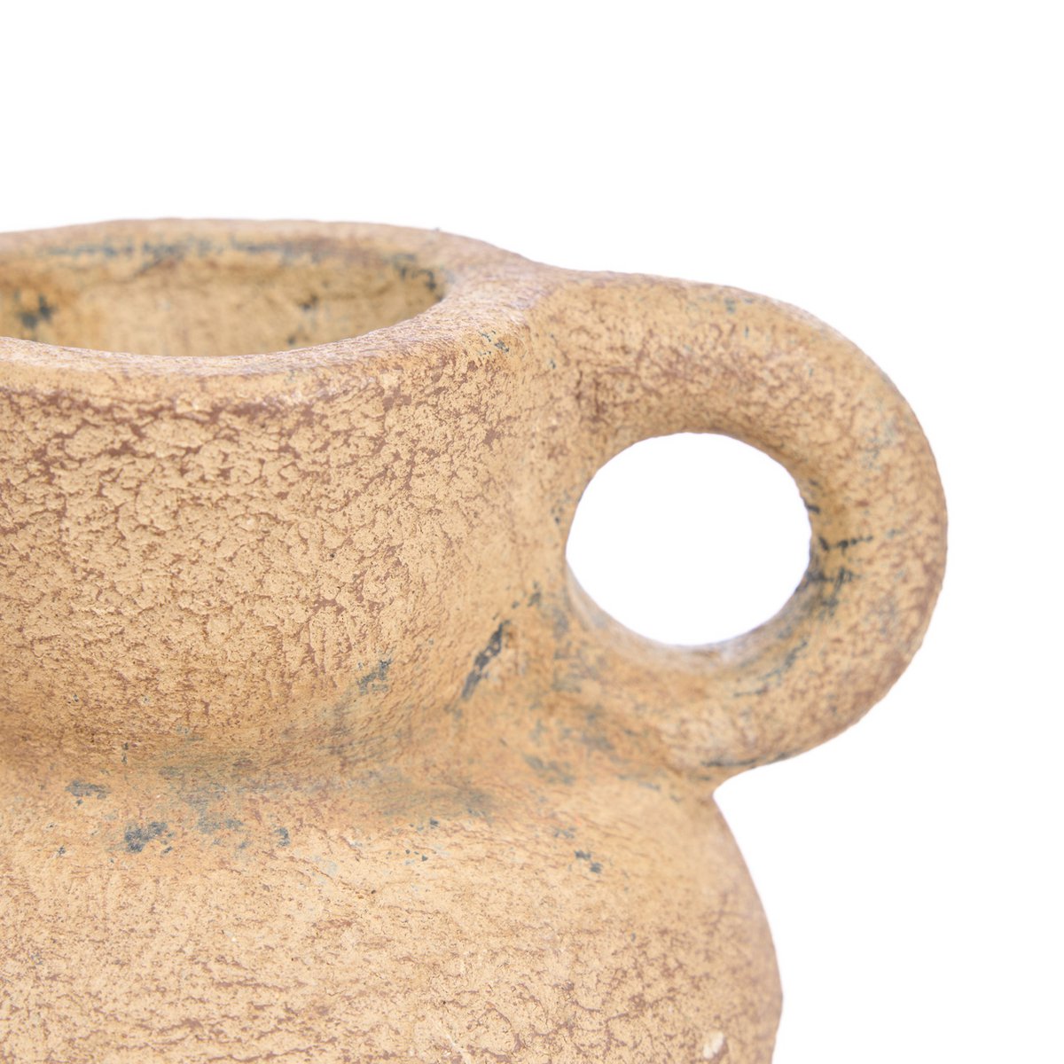 Terrakotta-Vase, Sand-Finish – S