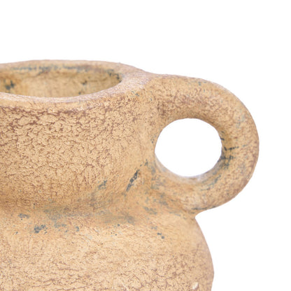 Terrakotta-Vase, Sand-Finish – S