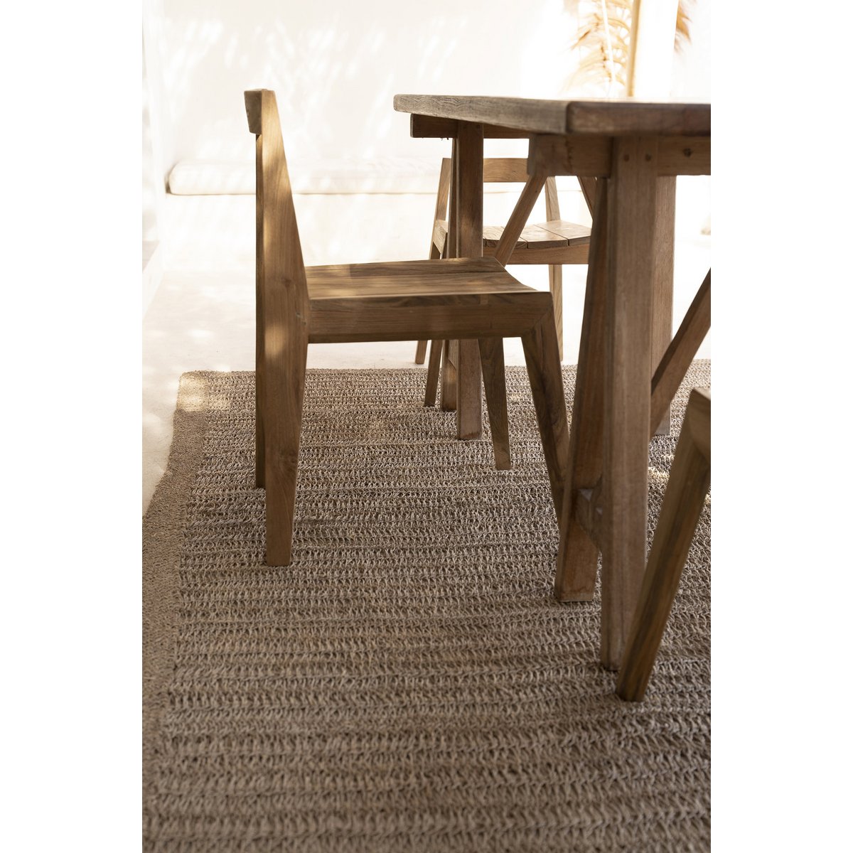 Paxi teak dining chair - Natural