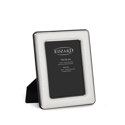 Silver-plated photo frame Tours, 13 × 18 cm – hammered finish